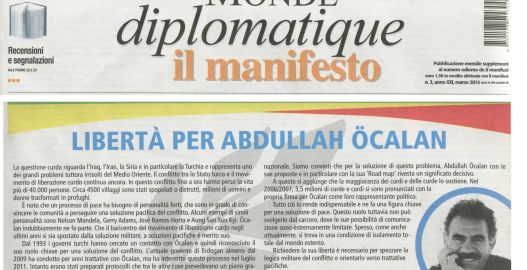 Газета «Le Monde Diplomatique» начала кампанию «Свободу Абдулле Оджалану!»