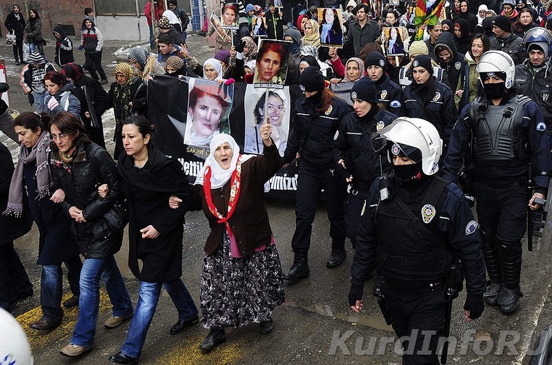 Курдский марш в Париже