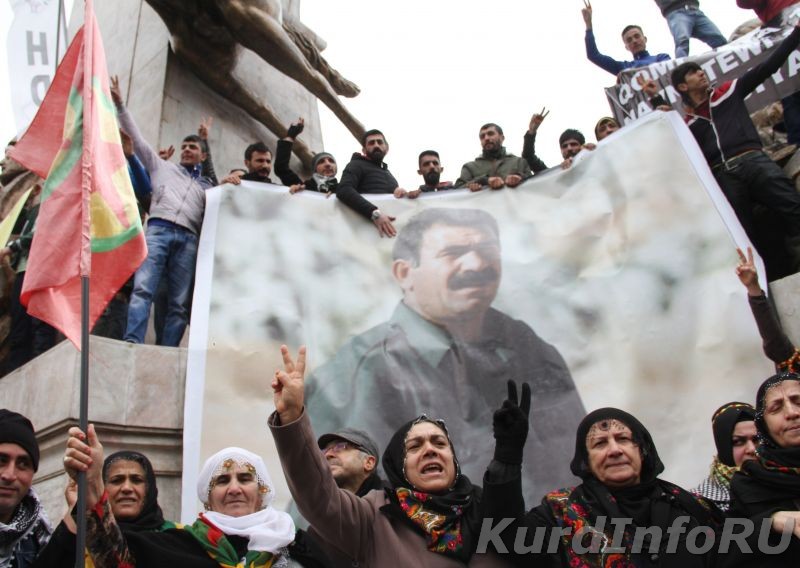 Курды Европы протестуют против авиаударов Турции
