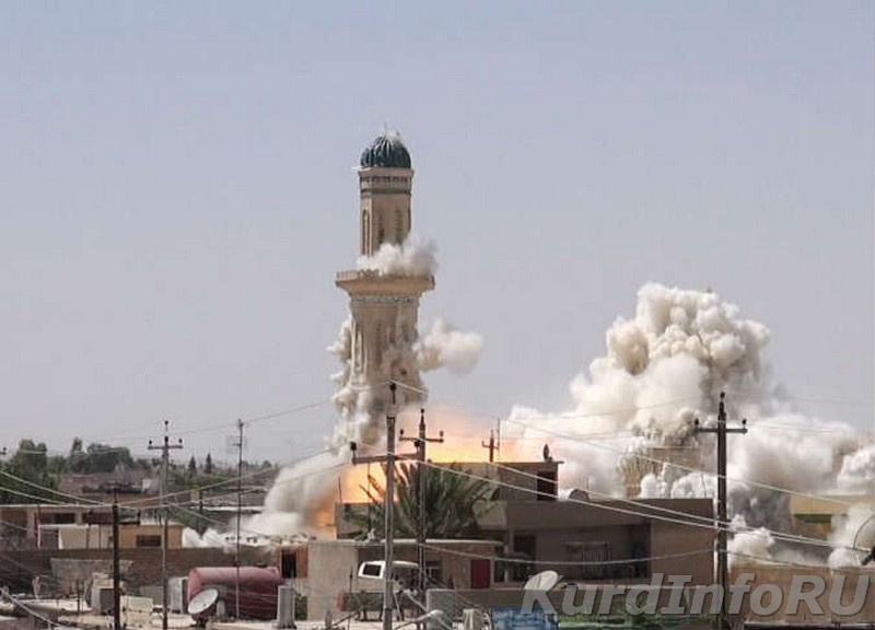 Взорвана мечеть в Мосуле