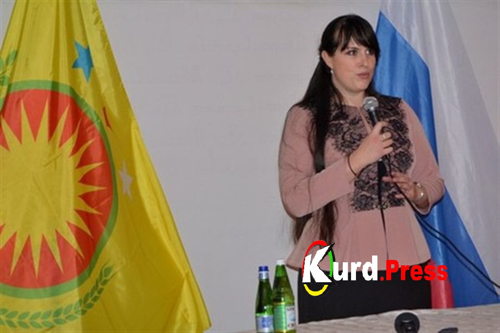 Заместитель Министра иностранных дел ДНР посетила открытие представительства Западного Курдистана в Москве
