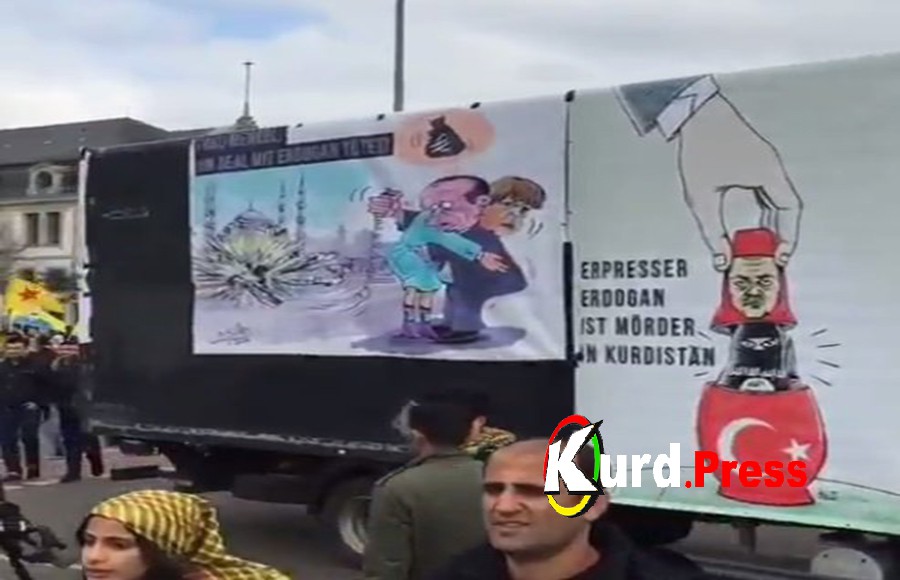 Тысячи курдов провели демонстрацию в Ганновере против политики Турции