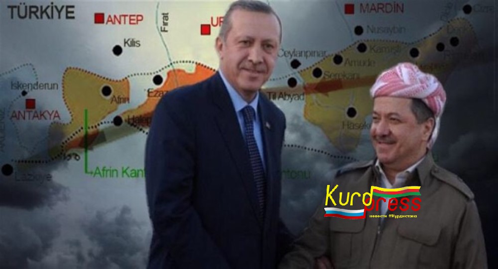 ПДС: Барзани поддержал турецкое вторжение в Рожаву