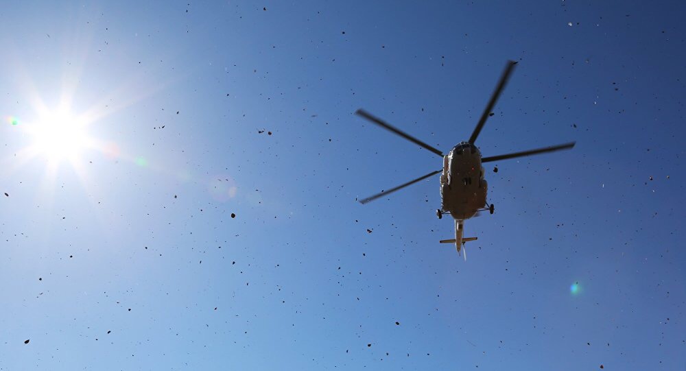 В Ширнахе разбился военный вертолет