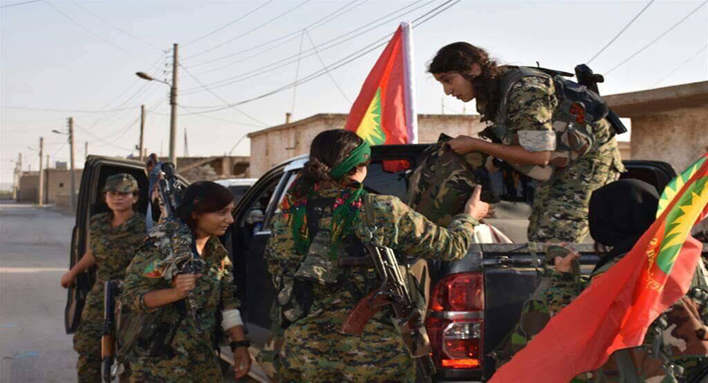 Женские отряды езидов прибыли в Ракку