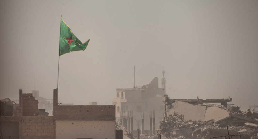 В Ракке подняли флаг ЖОСЗК