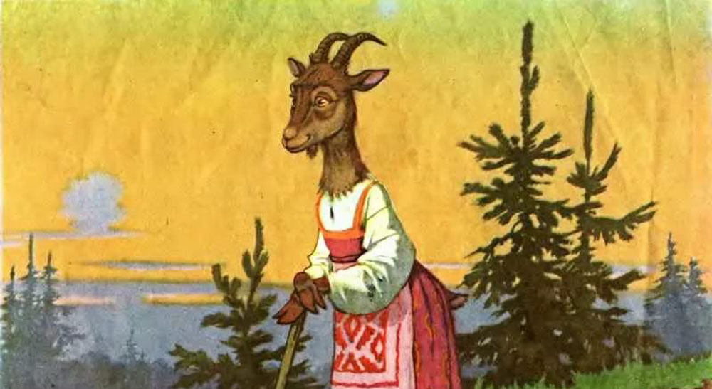 Курдская сказка — притча “Умная коза”