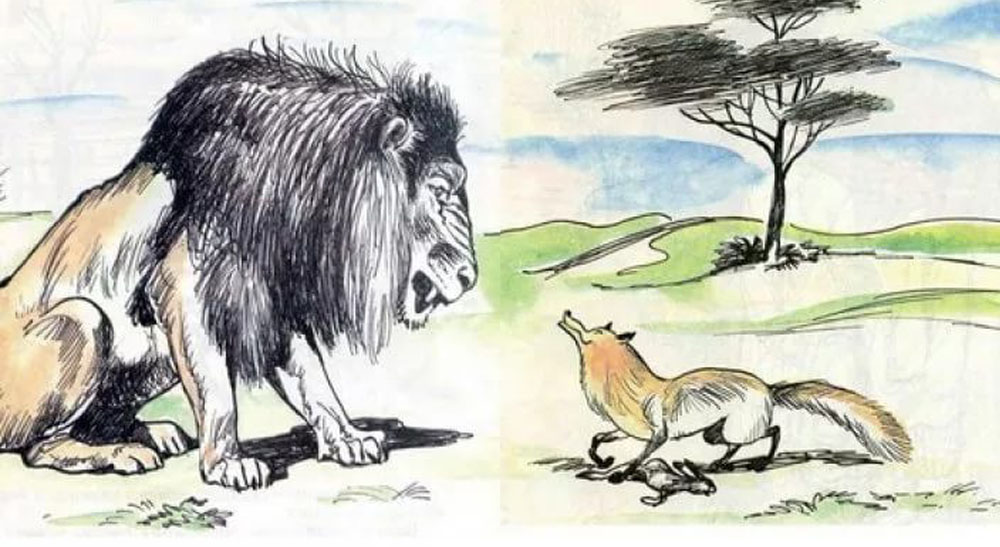 Курдские сказки — притчи “Лев и Лиса” и “Лиса и Волк”