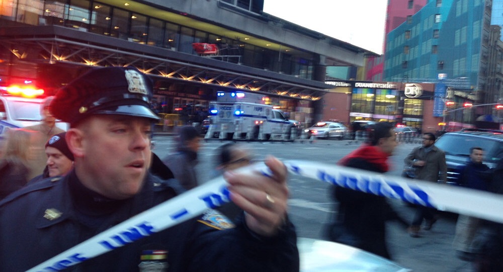 В Нью-Йорке на автовокзале произошел взрыв