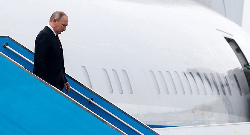 Путин прилетел на российскую авиабазу Хмеймим