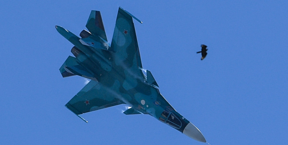 Два Су-34 столкнулись в небе на Дальнем Востоке