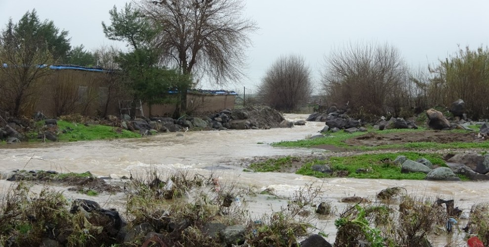 Сильное наводнение в регионе Дерика