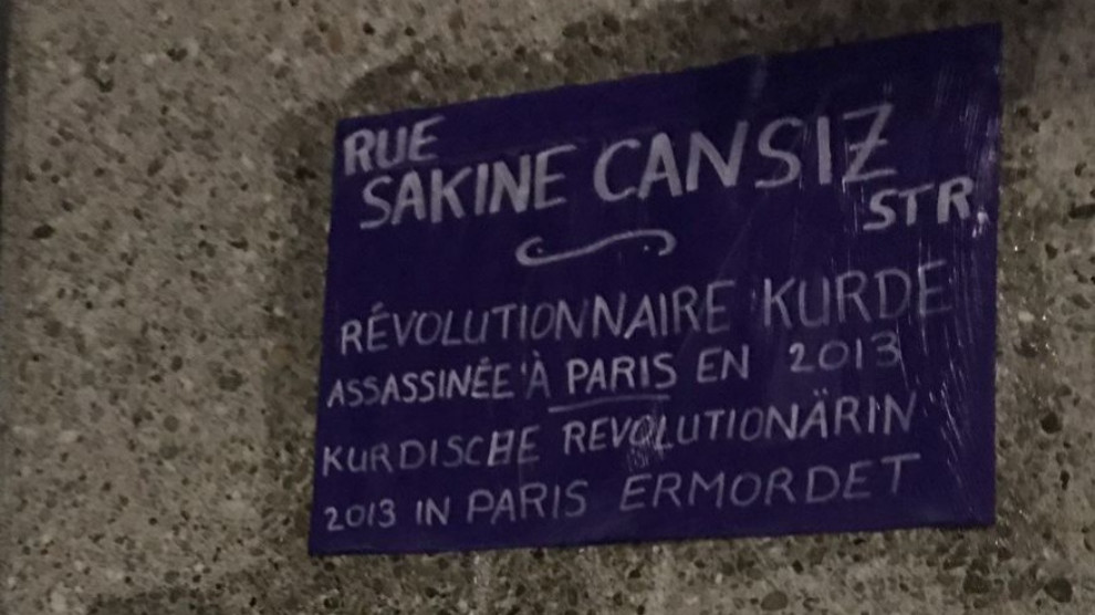 Активисты в Биле/Бьене (Швейцария) поменяли название улицы в честь Сакине Джансиз