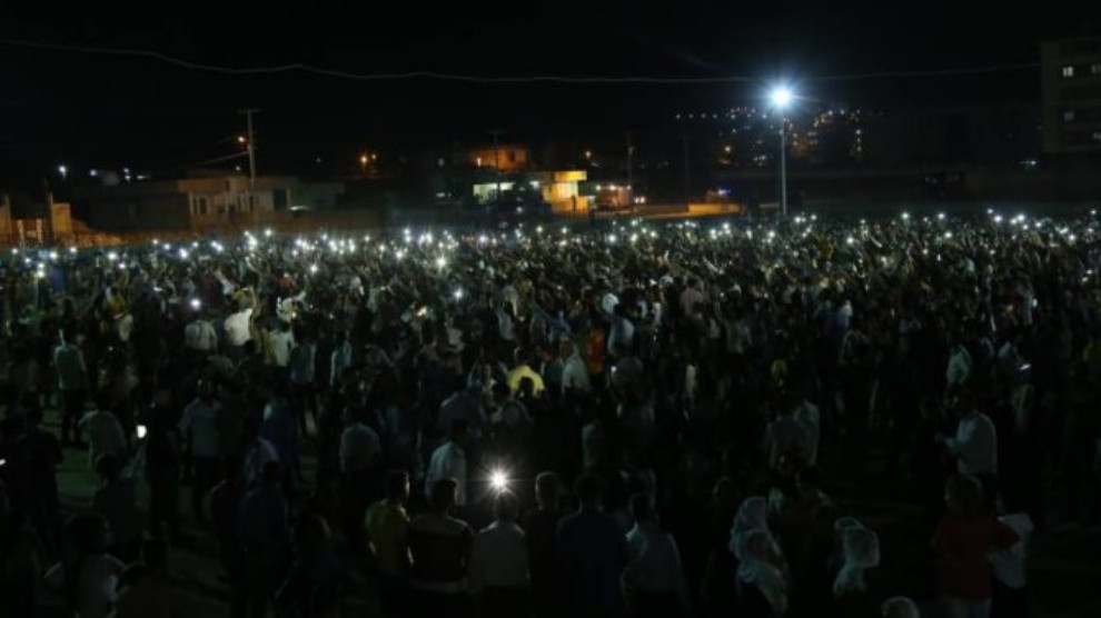 Протест против наркотрафика и проституции на молодежном фестивале в Ширнаке