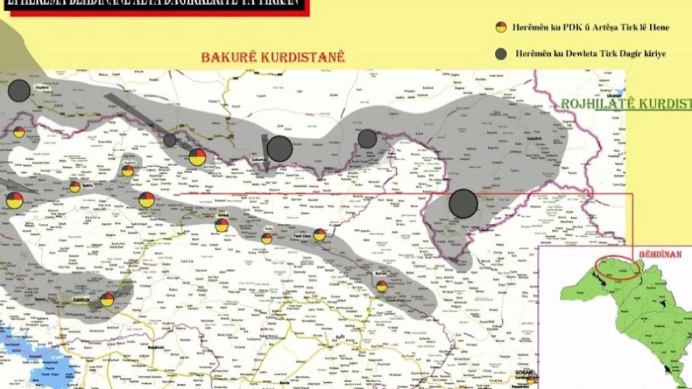 Оккупированные участки Южного Курдистана