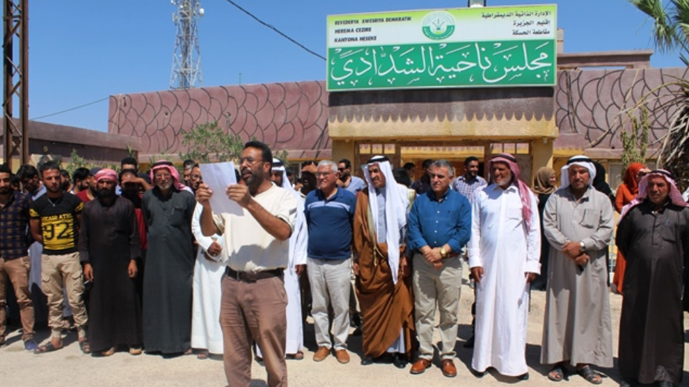 Жители Шаддади будут защищать демократический проект