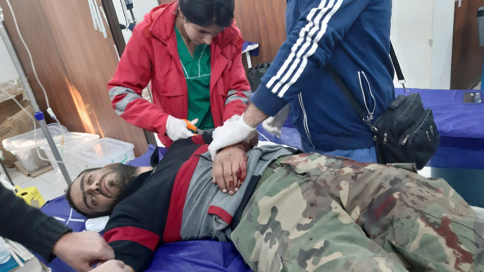 Турецкие наемники ранили сирийского военного