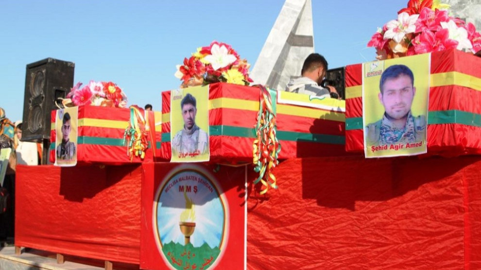 Четыре героя СДС похоронены в Кобани