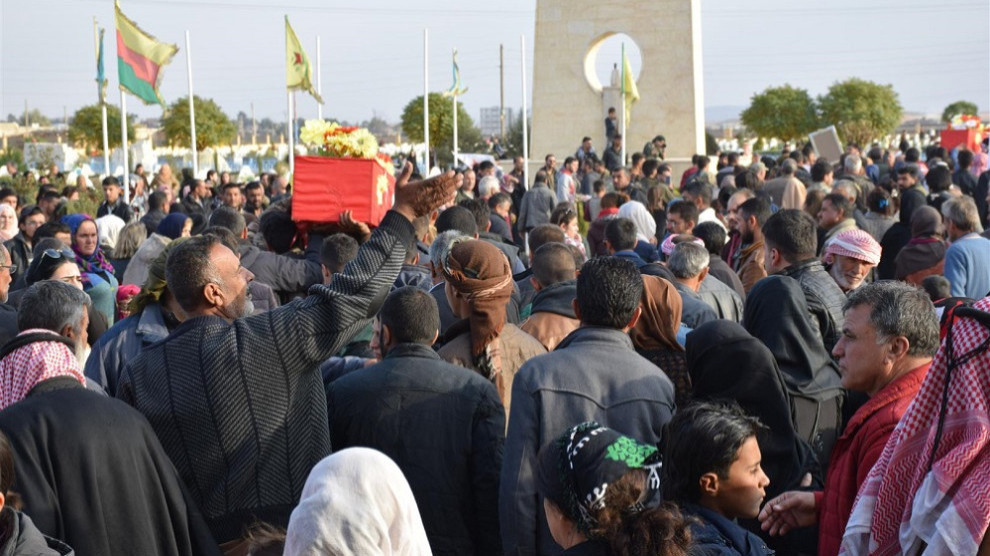 Похороны бойцов СДС в Хасаке