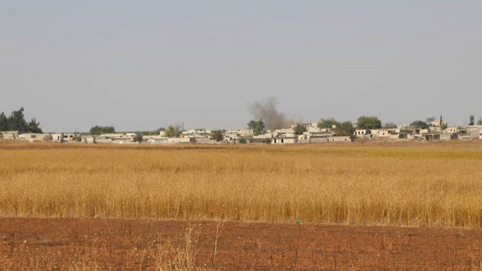 Оккупационные силы бомбят деревню в Африне