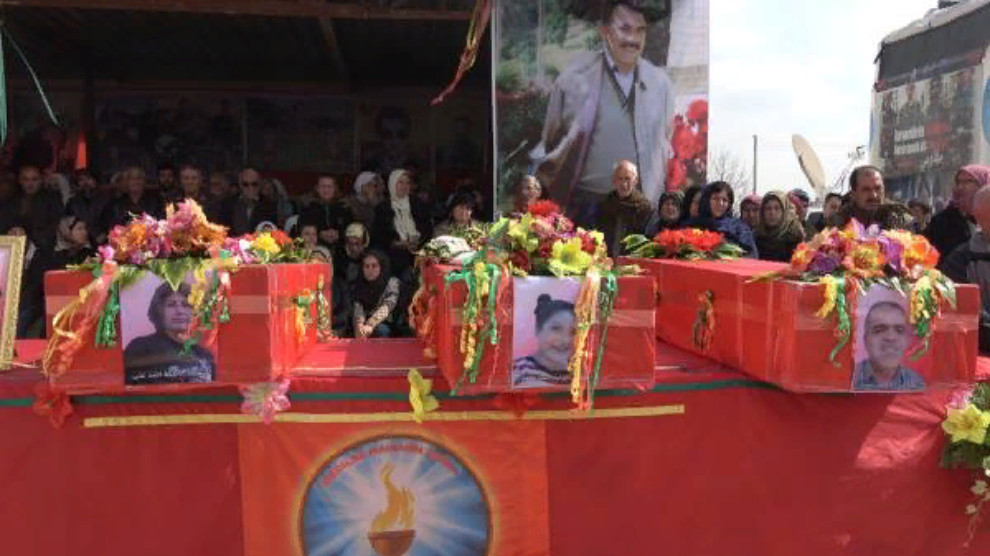 Три мирных жителя, убитых при нападении Турции на Африн, похоронены