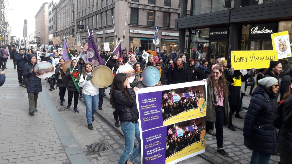 В Финляндии прошел марш в защиту женщин от насилия