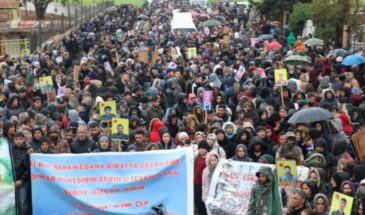 В Шахбе тысячи людей вышли на улицы в шестую годовщину турецкой оккупации Африна