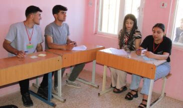 Жители лагеря «Махмур» приняли участие в муниципальных выборах