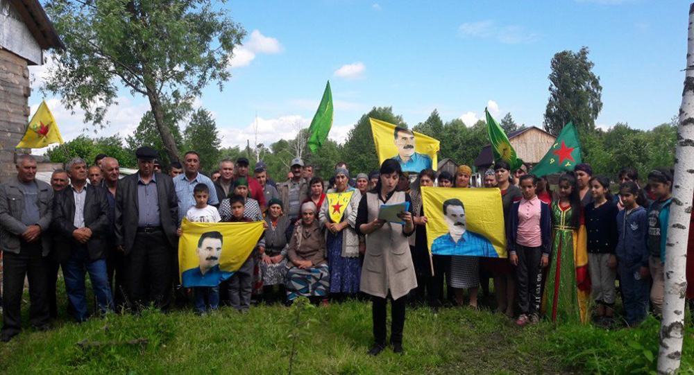 В Мичуринске прошла акция протеста против изоляции Оджалана