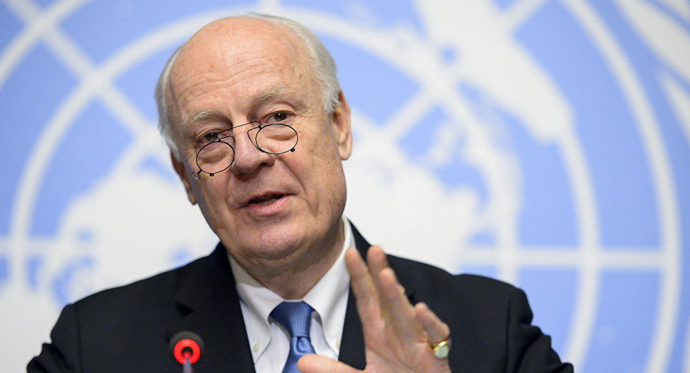 Де Мистура: Мы надеемся, что режим Асада будет представлен на Женеве-8