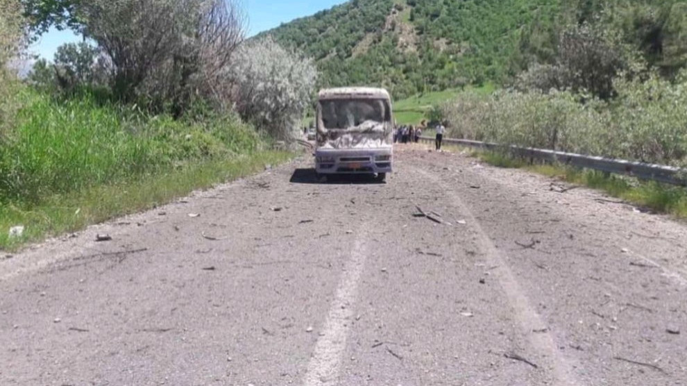 В Амедии подорван автомобиль с турецкими военными