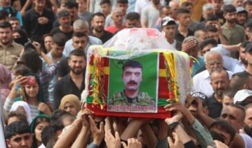 В Камышло захоронили бойца СДС Амеда Антарие