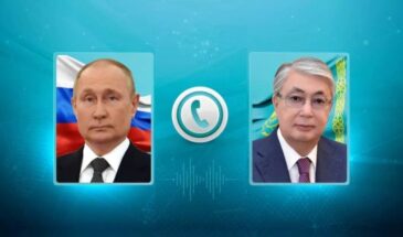 Путин и Токаев обсудили ситуацию с паводками в России и Казахстане