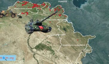Карта военных баз Турции в Южном Курдистане – Часть 1