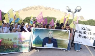 Молодые женщины Шенгала почтили память героини Зилан массовым маршем