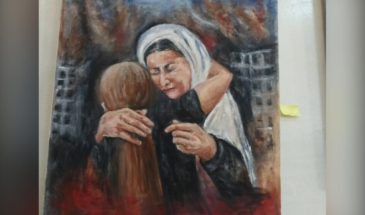 Выставка 42 художников, отражающая страдания Сувейды во время блокады