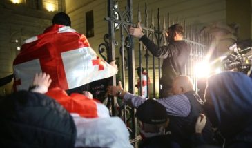 Массовые беспорядки в Тбилиси: протестующие штурмовали президентскую резиденцию