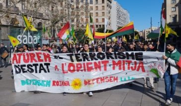 Каталония поддерживает Рожаву!