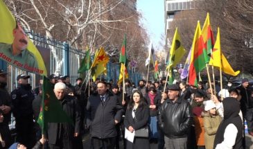 В Ереване прошёл марш солидарности с Рожавой и осуждения атак на Курдистан