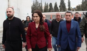 Делегация Автономной администрации посетила убежища для перемещённых лиц в Камышло