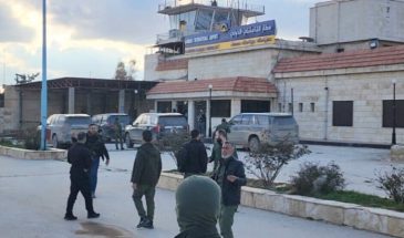 Встреча делегации Дамаска с представителями асаиш в аэропорту Камышло