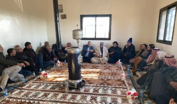 Встреча курдских и арабских лидеров племен в сельской местности Кобани