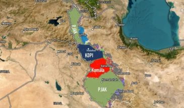 Кто имеет наибольшее влияние в регионах Восточного Курдистана