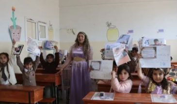 Учащиеся в Кобани получили табели успеваемости