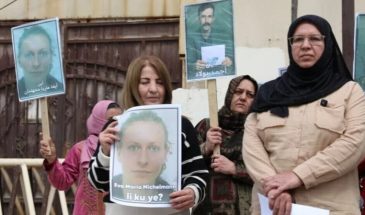 На демонстрации в Камышло потребовали освобождения похищенных в январе журналистов