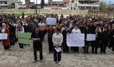 Студенты Дерика осудили попытки Временного правительства переименовать школы