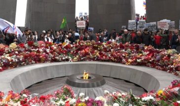 В Ереване почтили память жертв Геноцида армян