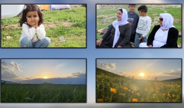 Весна в Шангале: езидские семьи собрались на природе и вознесли молитвы о мире