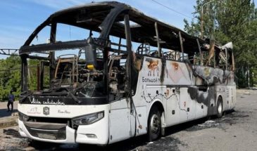 Семь человек погибли при атаке дрона на рейсовый автобус в Енакиево