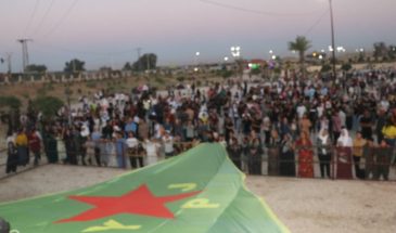 В Хасаке прошло массовое мероприятие в поддержку ЖОС